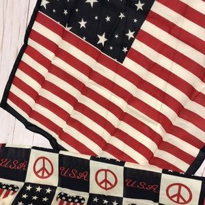 USA Bandannas 2 pack NWT face covering
